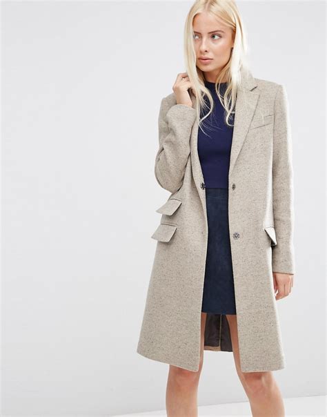 asos wool coat